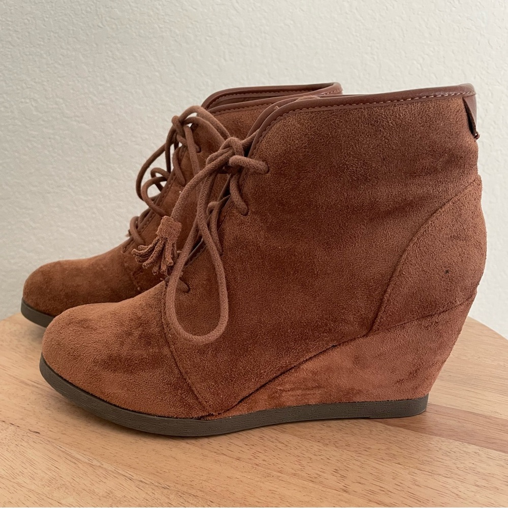 Madden Girl Dally Wedge Booties
